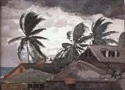 Winslow Homer Ouragan aux Bahamas oil painting artist